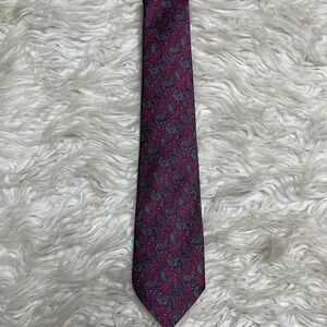 Italian 100% Silk Paisley Tie